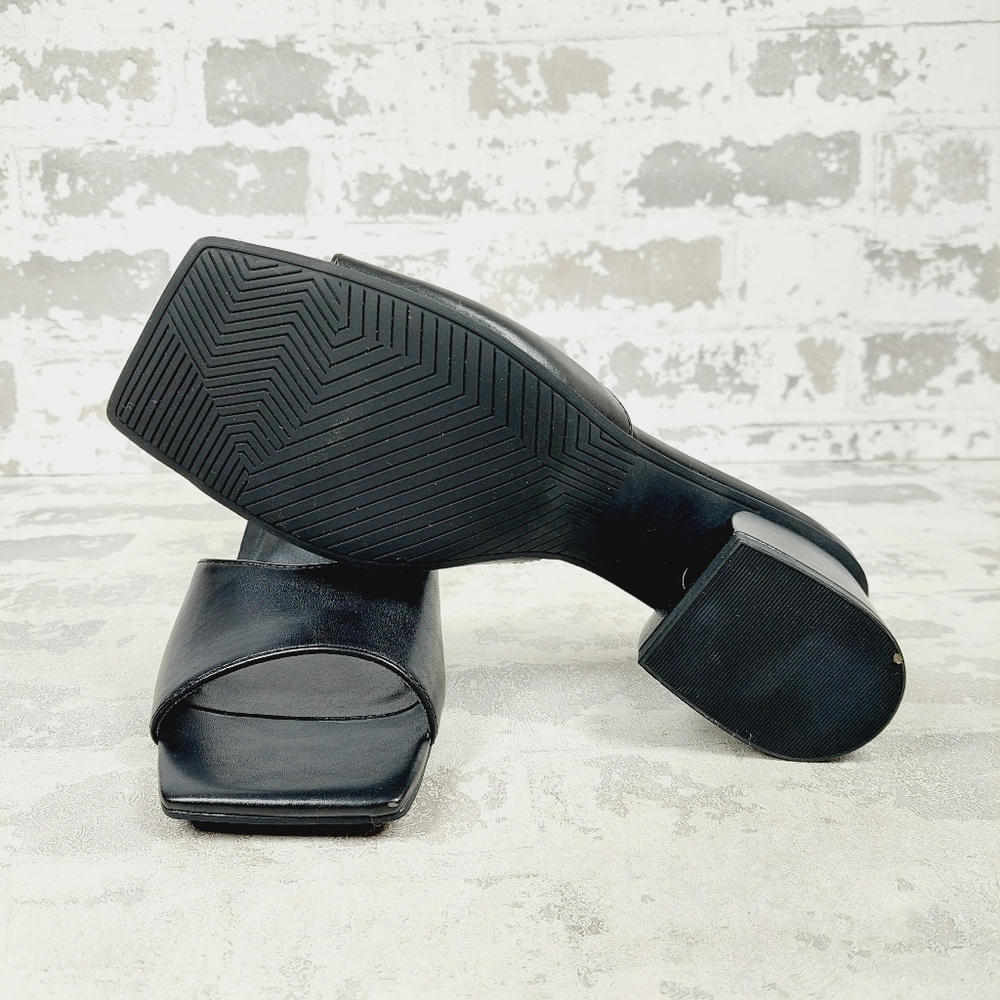 Abound Black Slide Block Heel Sandals - Picture 8 of 10